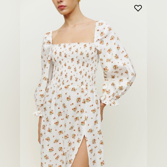 NWOT Reformation Gitane Linen Dress SZ Small / Color: Lara - Picture 2 of 9